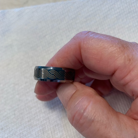 Tungsten wedding band - Picture 2 of 7